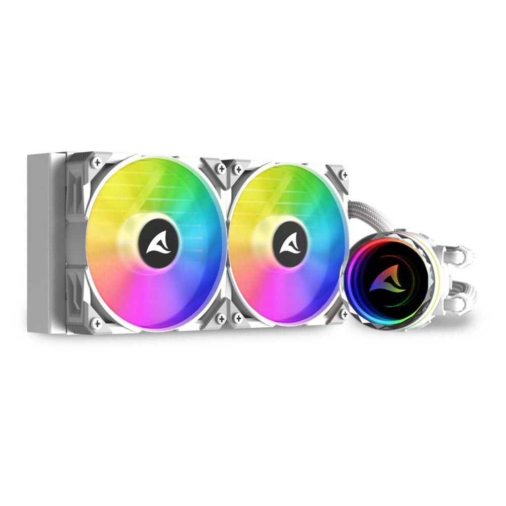 Sharkoon S80 RGB 240mm | White Edition | All-in-One CPU Waterkoeler - Matmuis - Matmuis